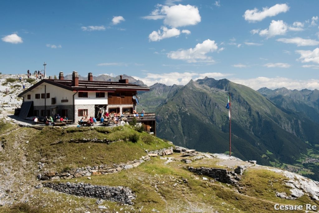 Il Rifugio Albani. Foto Cesare Re