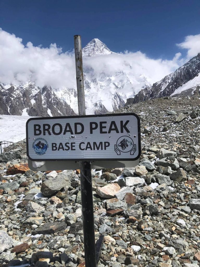 Il campo base del Broad Peak