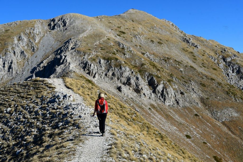 La cresta tra Terminilletto e il Terminillo, foto Stefano Ardito