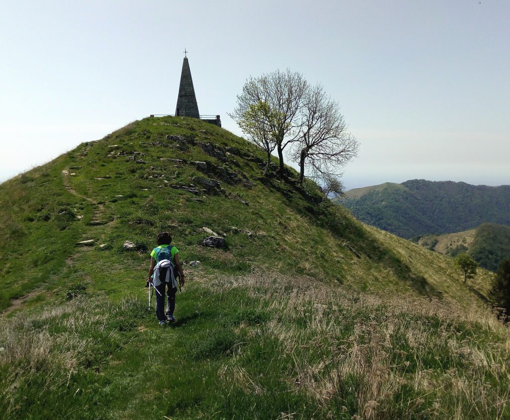 La vetta del Monte Palazone arrivando dalla Colma di Sormano