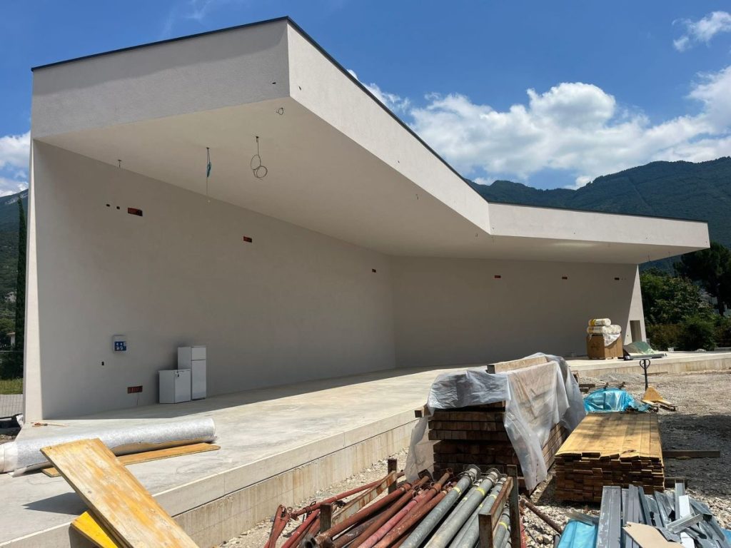 Lavori in corso nella nuova sezione per l