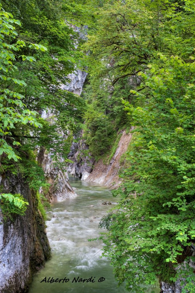 Le gole del Tiefenbach, presso Kramsach. Foto Alberto Nardi