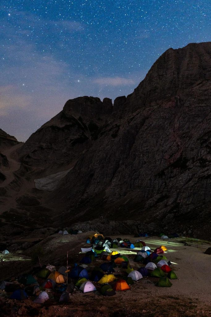 Le tende dei partecipanti @NOF