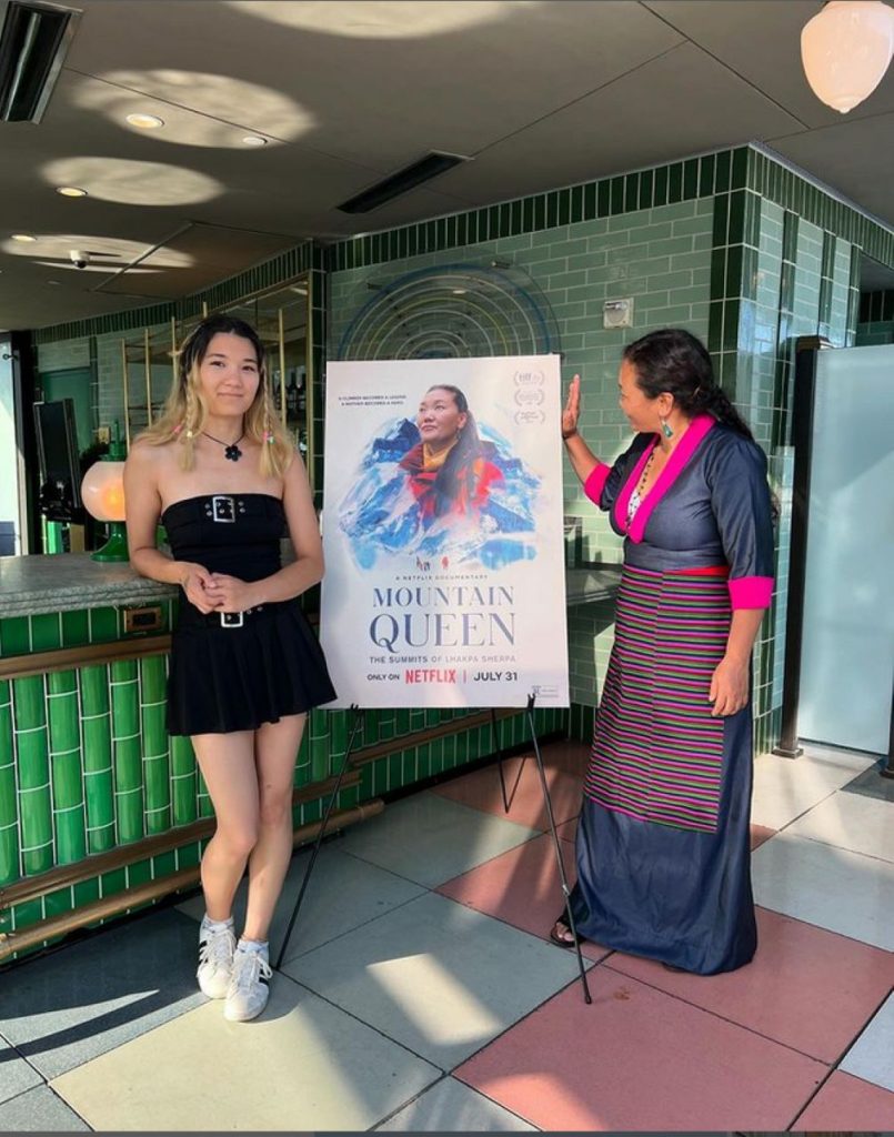 Lhakpa Sherpa alla presentazione del film @mountain_queen_10