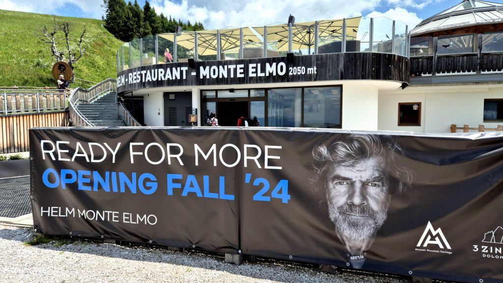 Monte Elmo, cantiere Museo Messner, luglio 2024, foto SA