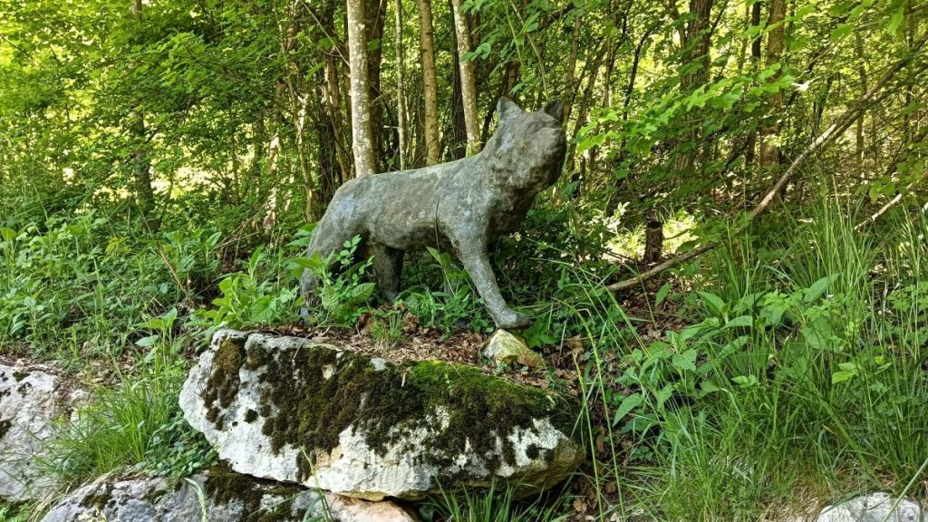 Nel Parco Sculture di Claut