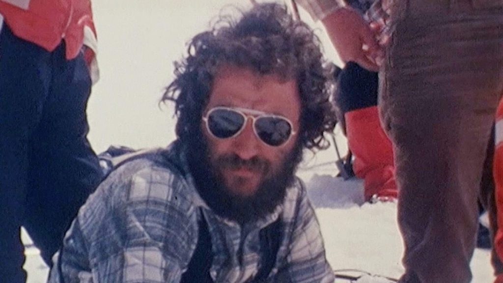 Nottaris durante una delle sue spedizioni giovanili @ RSI