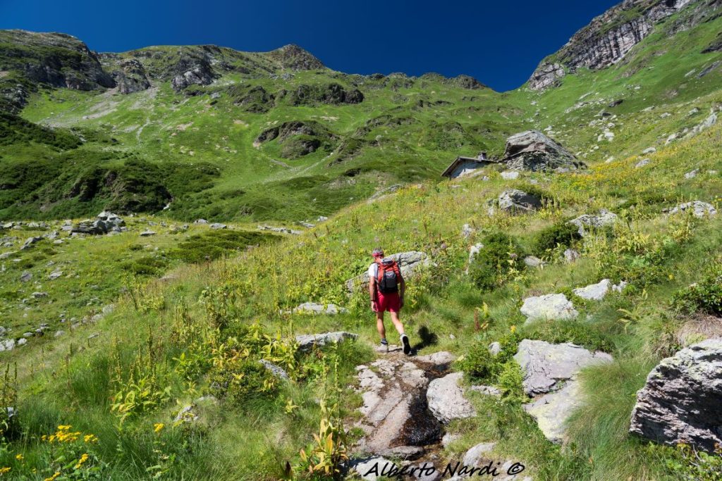 Ormai in vista del Passo Portula. Foto Alberto Nardi