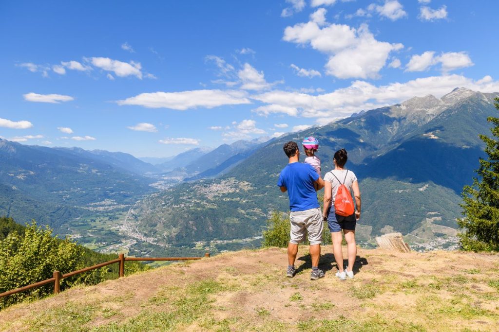 Panorama sulla Valtellina dalla Riserva Pian di Gembro @Previsdomini