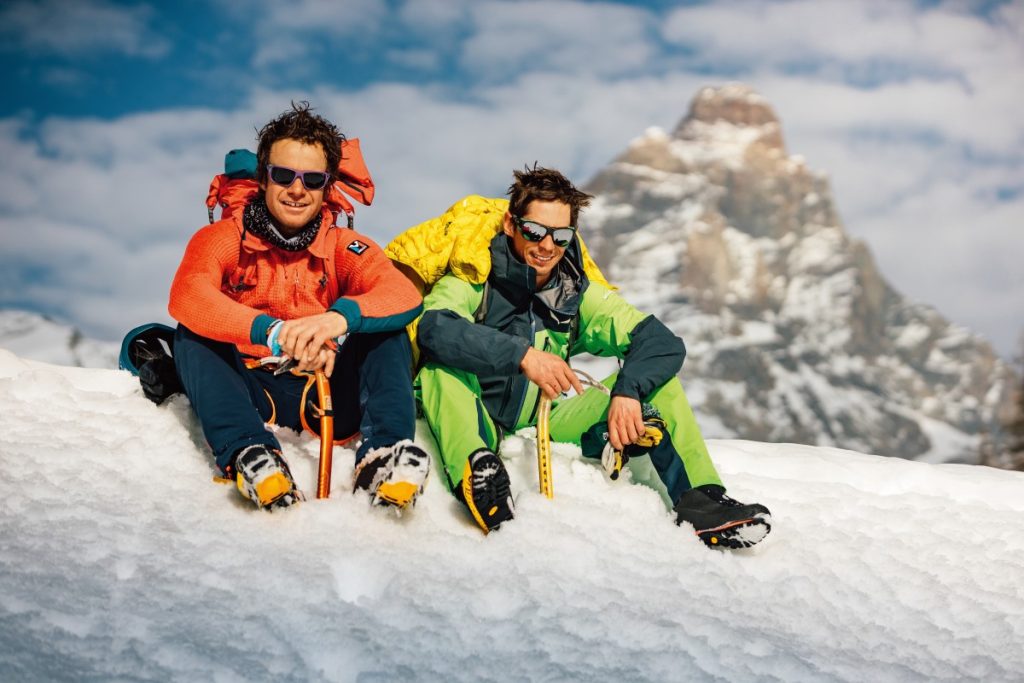 Ratti e Cazzanelli dopo la riuscita traversata del 2020. Foto daniele Molineris, Storyteller Labs