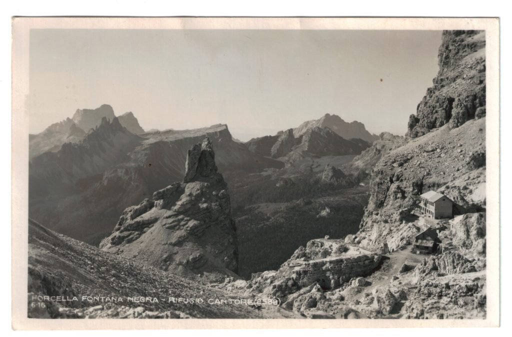 Rifugio Cantore, 1936. Foto Ghedina