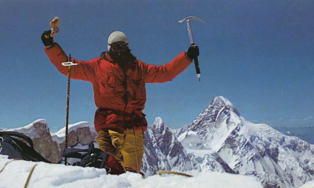 Sulla vetta del Gasherbrum 2