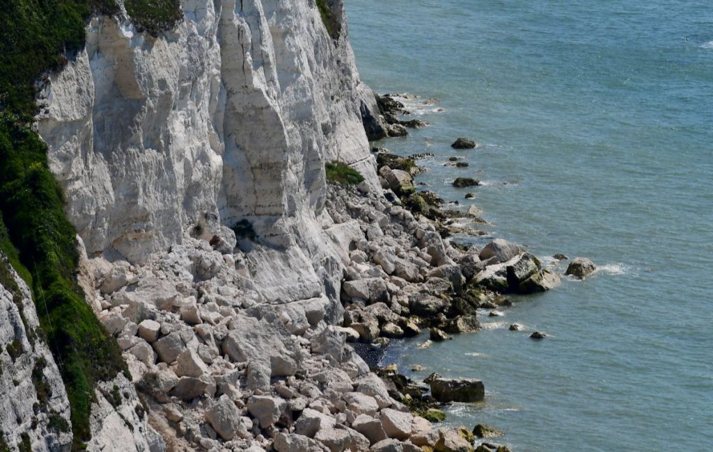 Uno scorcio sulle White Cliffs, foto Stefano Ardito