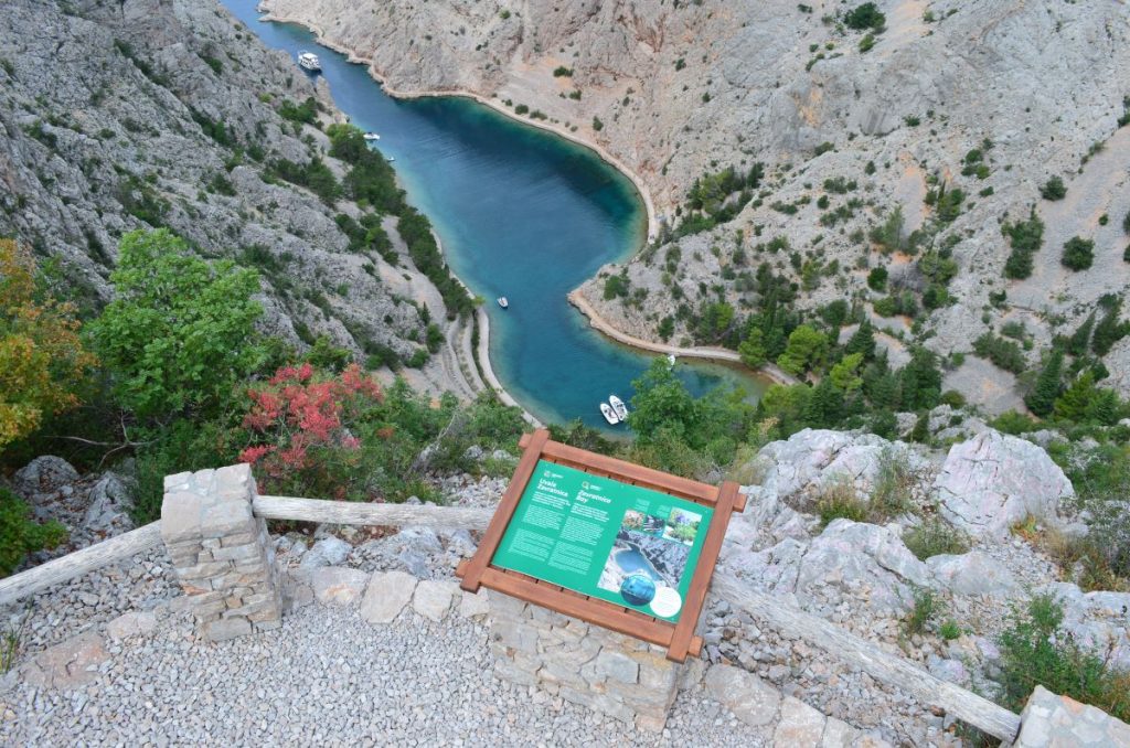 Zavratnica., vista sui fiordi dell