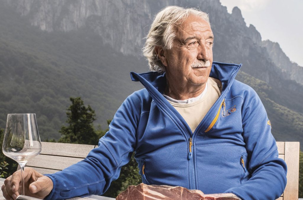 Romolo Nottaris, oggi è anche produttore vitivinicolo. Foto 30 Degrés magazine