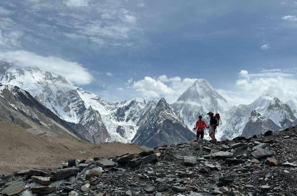 Silvia Loreggian e Lorenza Pratali sul Baltoro