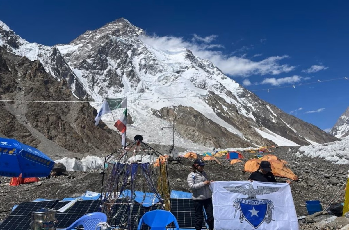 Il K2 visto dal Campo base