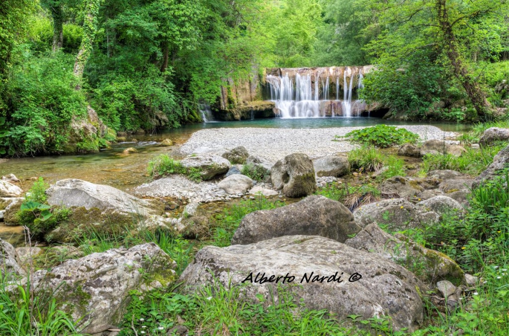La cascata dei Capelli di Venere. Foto Alberto Nardi