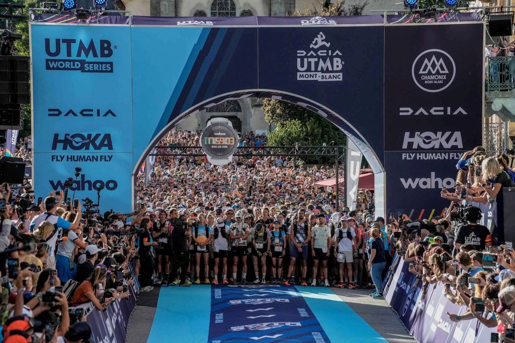 Tra poco si parte. FB Mont-Blanc Ultra Live UTMB