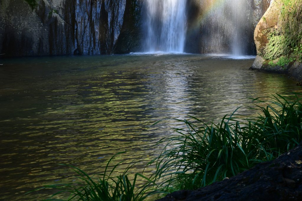 Cerveteri, la cascata del Fosso della Mola, foto di Stefano Ardito