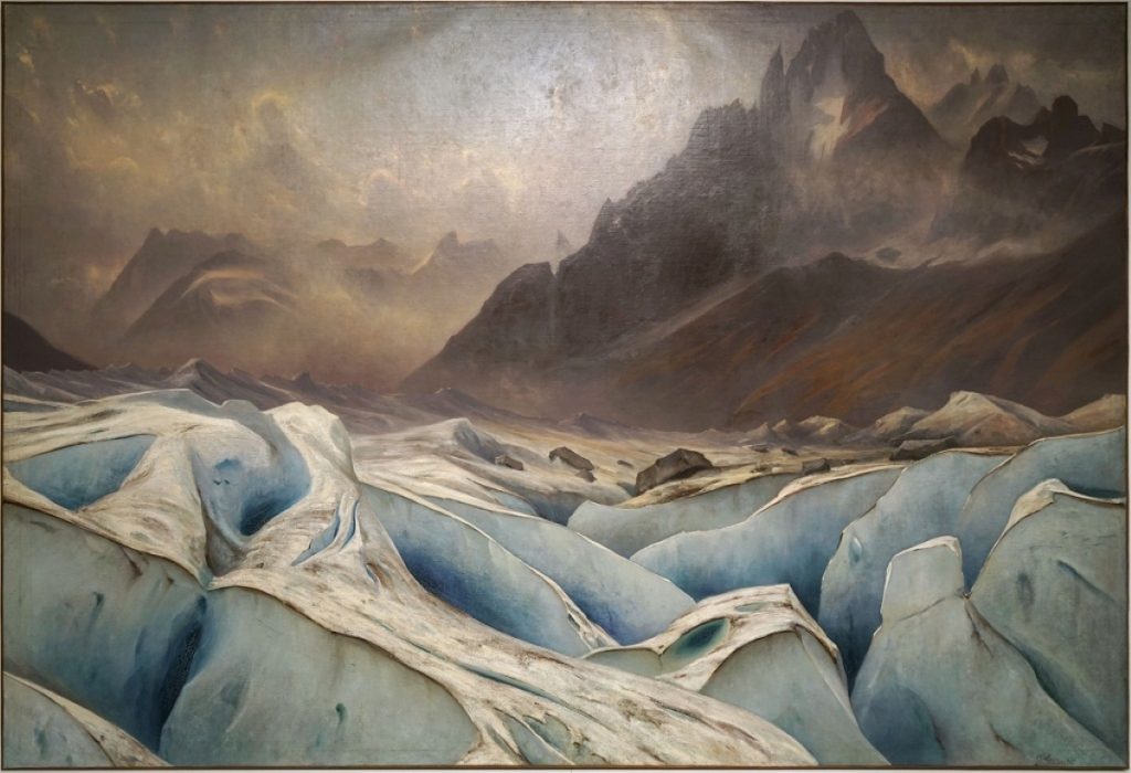 Gabriel Loppè, La Mer de Glace et les Grands Charmoz @ Comune di Chamonix