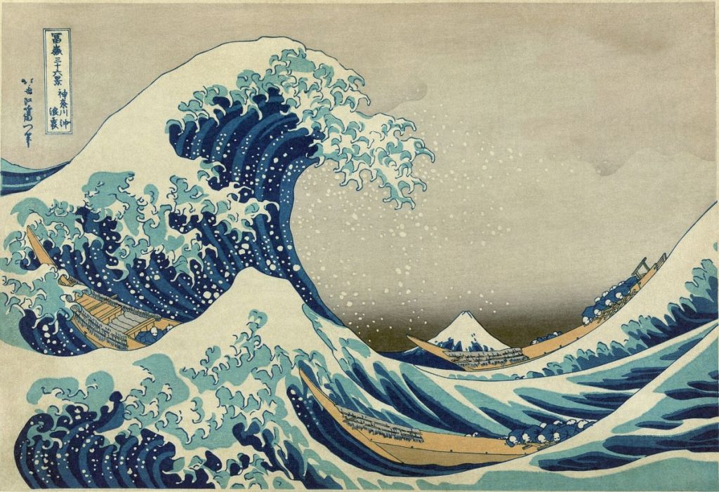 Great wave off Kanagawa, l
