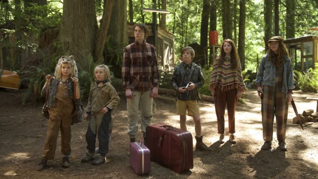 I sei figli di Wiggo Mortensen in Captain Fantastic.