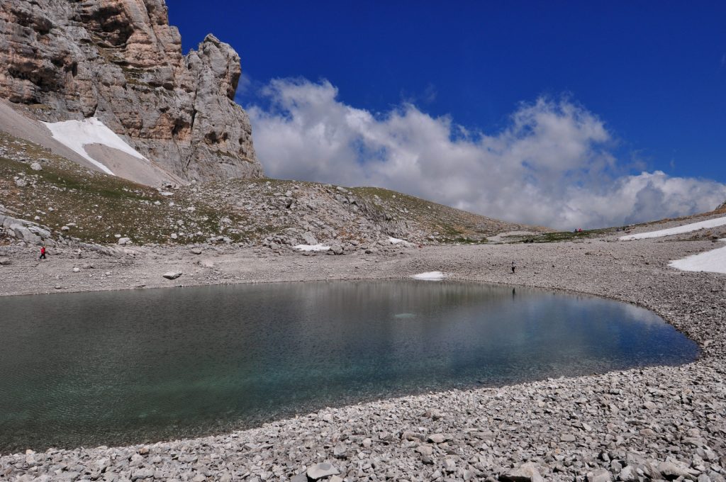 Il Lago di Pilato con acqua abbondante, foto SA