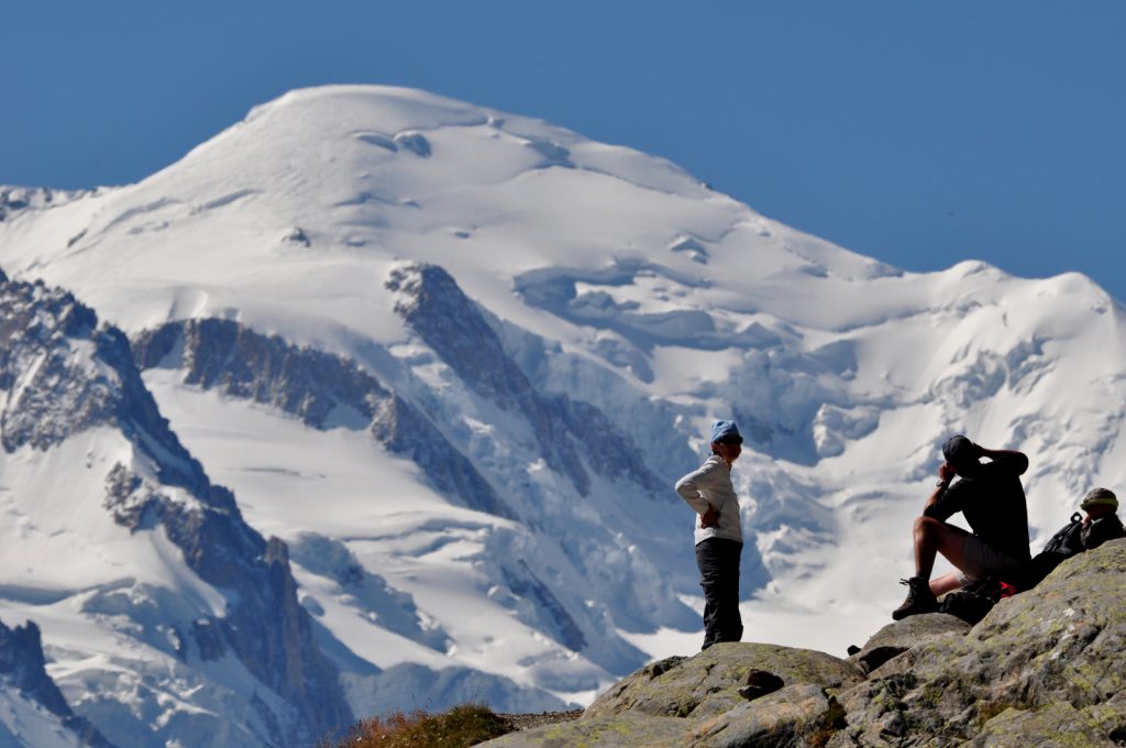 Il Monte Bianco dal Lac Blanc, foto Stefano Ardito