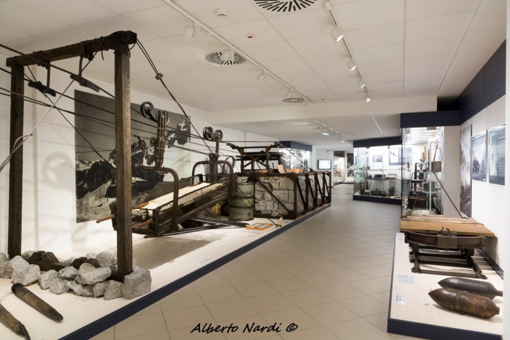 Il Museo della Guerra Bianca in Adamello. Foto Alberto Nardi