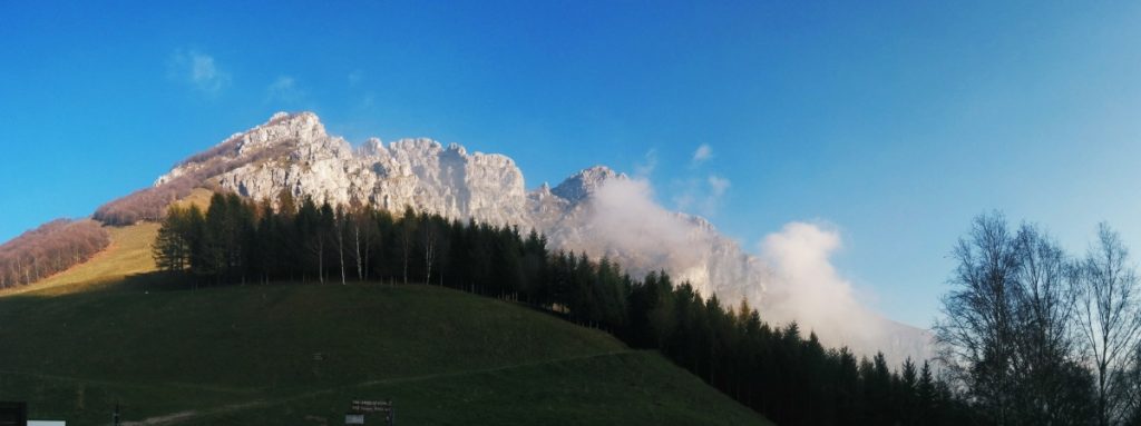 Il Resegone visto dai Piani d