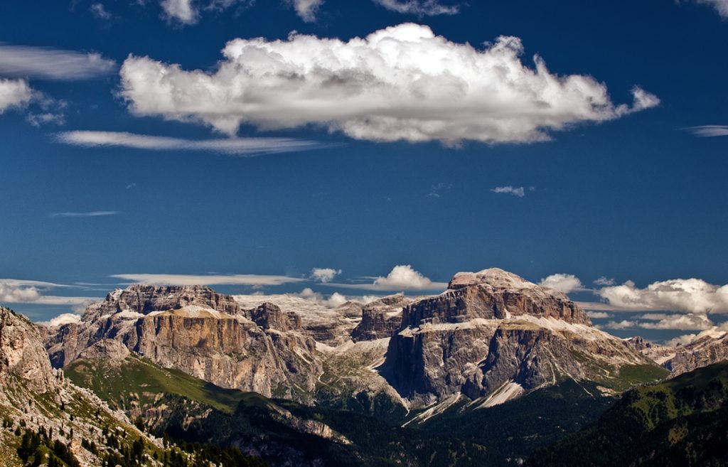Il Sass Pordoi visto dall