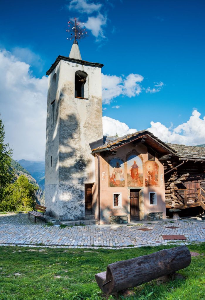 La Cappella di San Rocco al Petit Monde di Triatel. Foto Alberto Peracchio