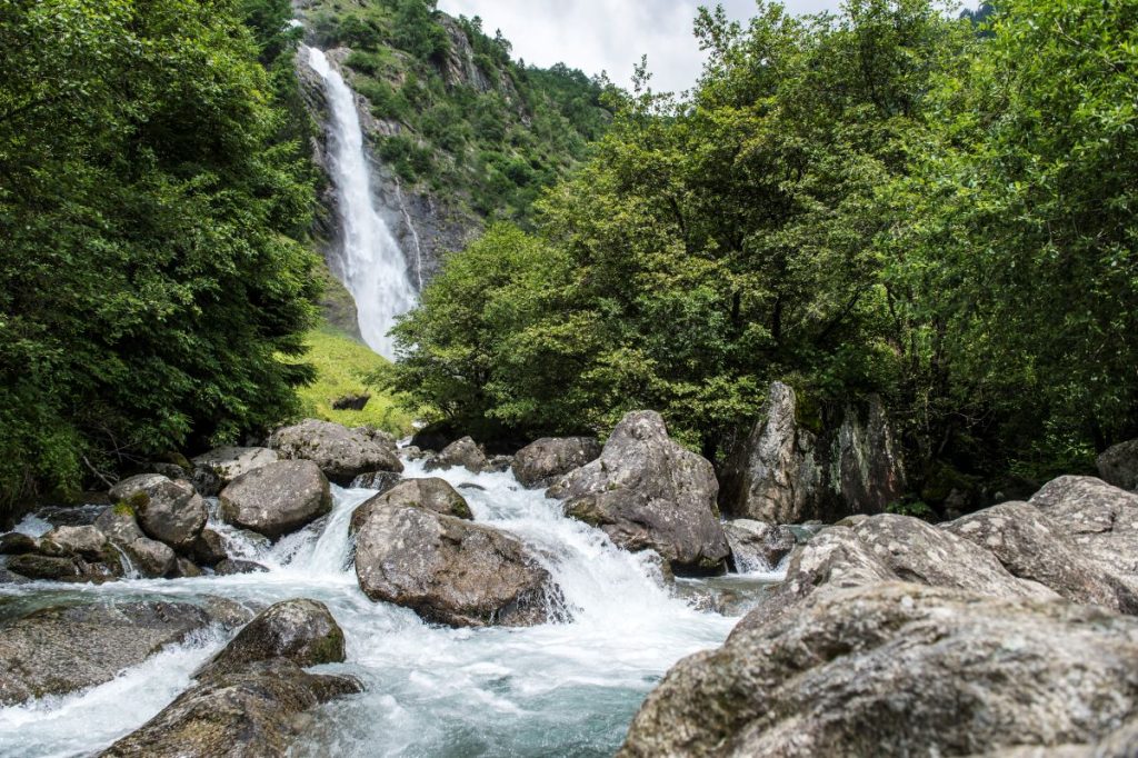 La cascata di Parcines. Foto Helmuth Rier