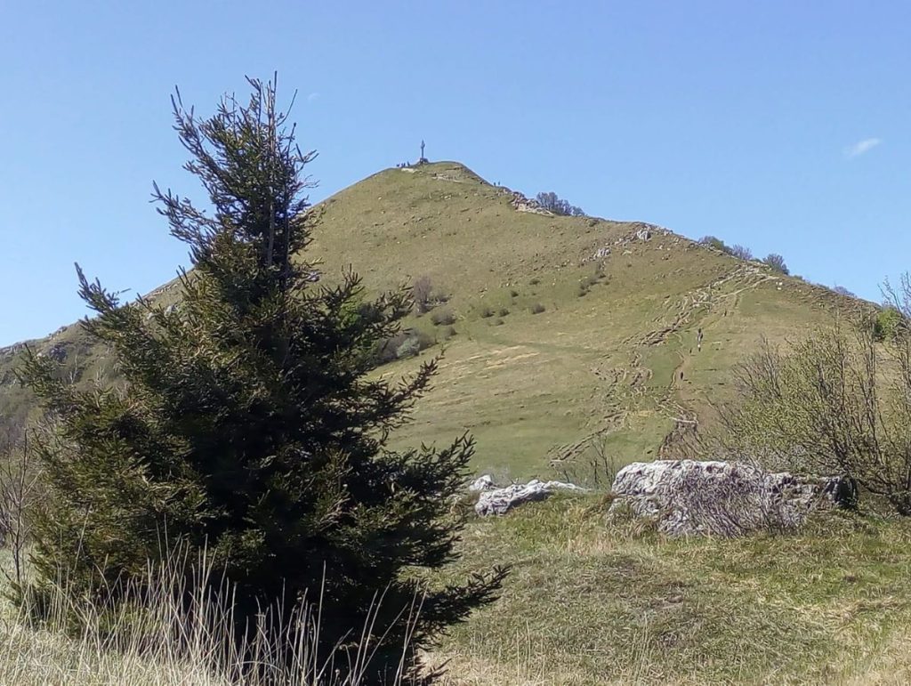 La vetta del Cornizzolo. Foto Monica Conforti