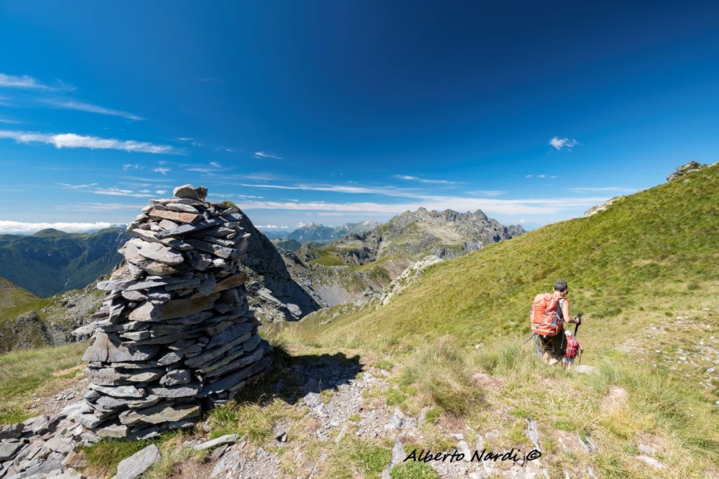 La vetta del Monte Ponteranica. Foto Alberto Nardi