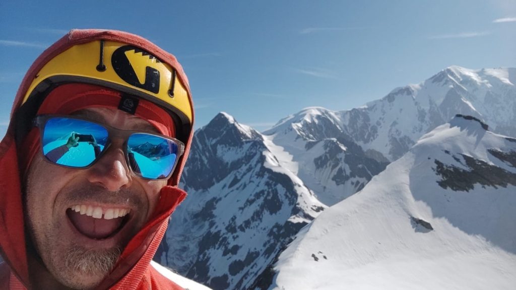 Mimmo Ippolito sul Monte Bianco