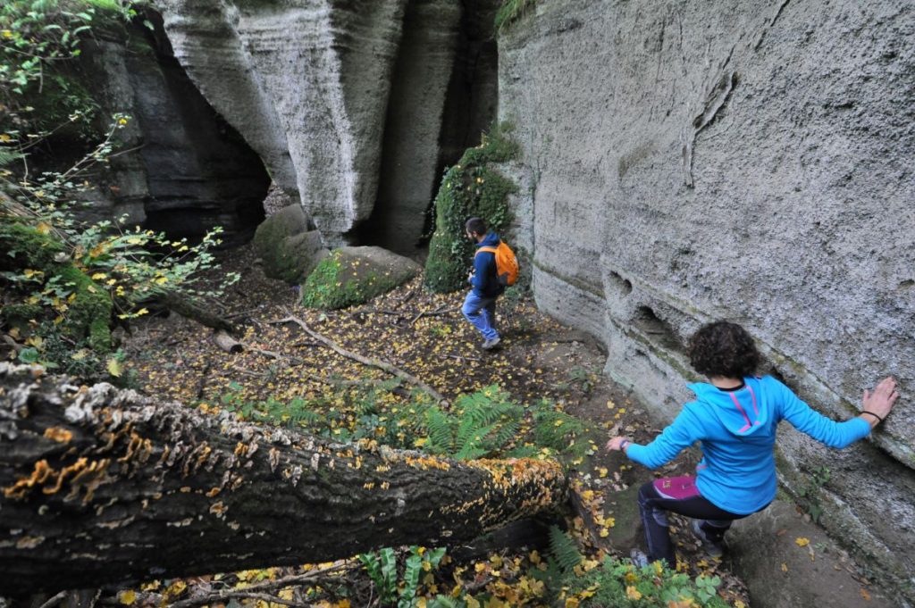 Monte Artemisio, il canyon, foto di Stefano Ardito