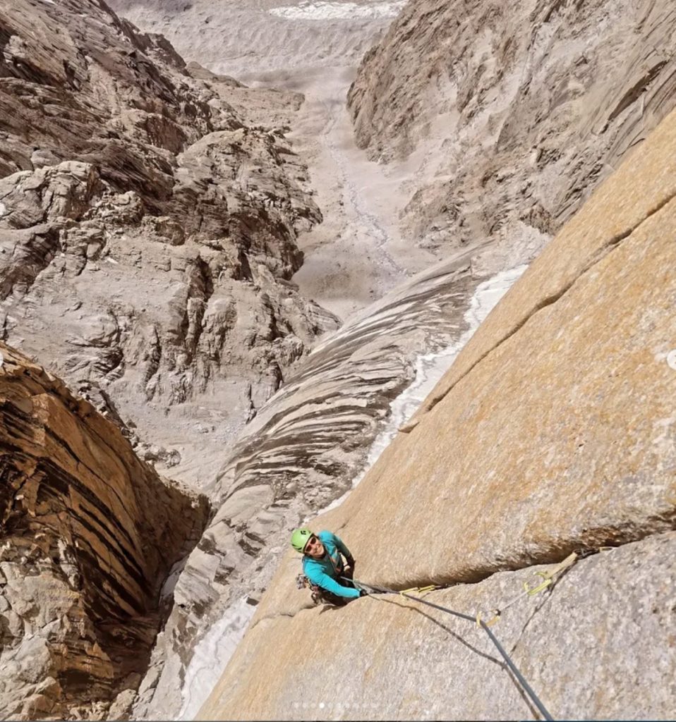 Per completare la salita sono stati necessari sette giorni. Foto Lucia Guichot