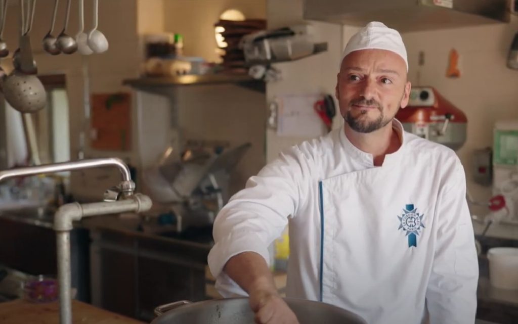 Simone Marcolin, chef del Rifugio Dorigoni