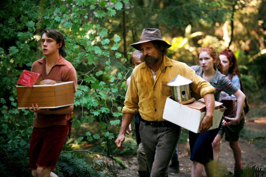 Una scena di Captain Fantastic