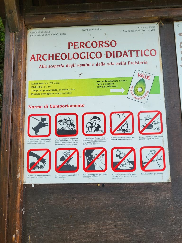 Vaie, Percorso archeologico didattico © Lisa Mathiasen