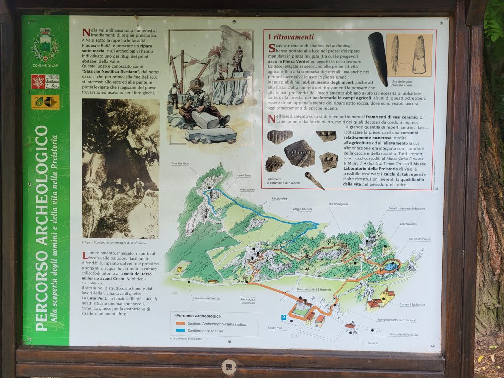 Un bel percorso conduce alla scoperta dei resti dell