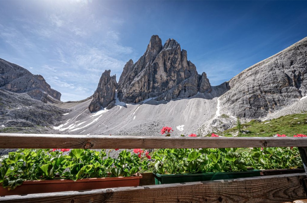 Croda dei Toni dal balcone del Rifugio Comici @ Luigi Tassi