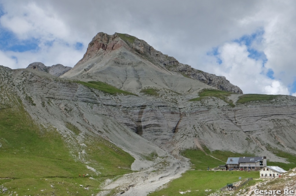Il Rifugio Puez. Foto Cesare Re