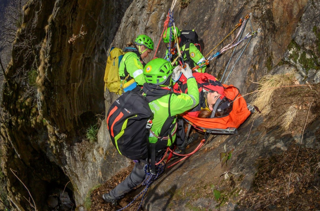 Operazioni di soccorso. Foto Simone Bobbio
