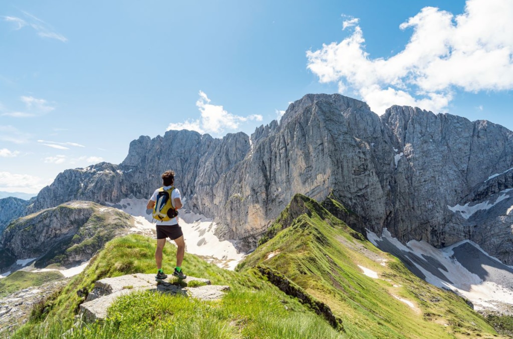 Il versante Nord della Presolana. Foto Giacomo Meneghello, Clickalps