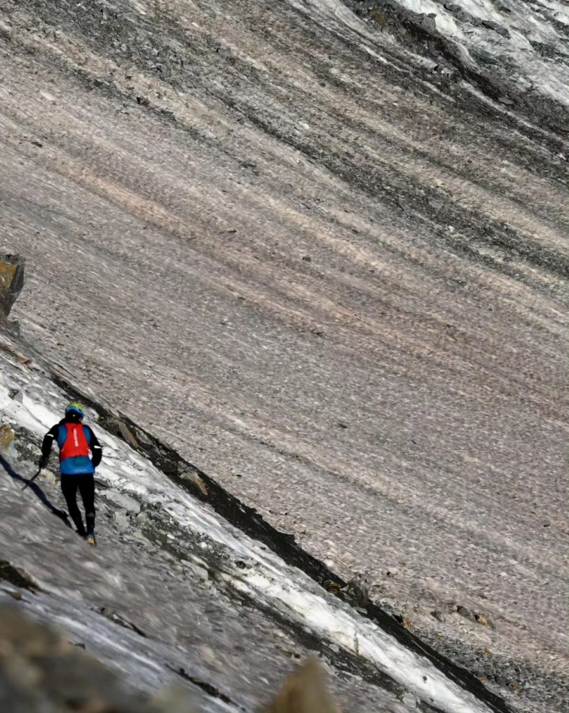 Ai piedi della Nord del Cervino