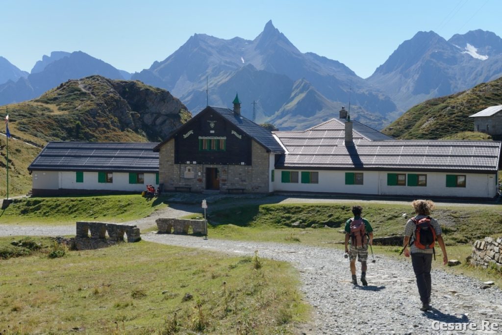 Arrivo al rifugio Maria Luisa. Foto Cesare Re