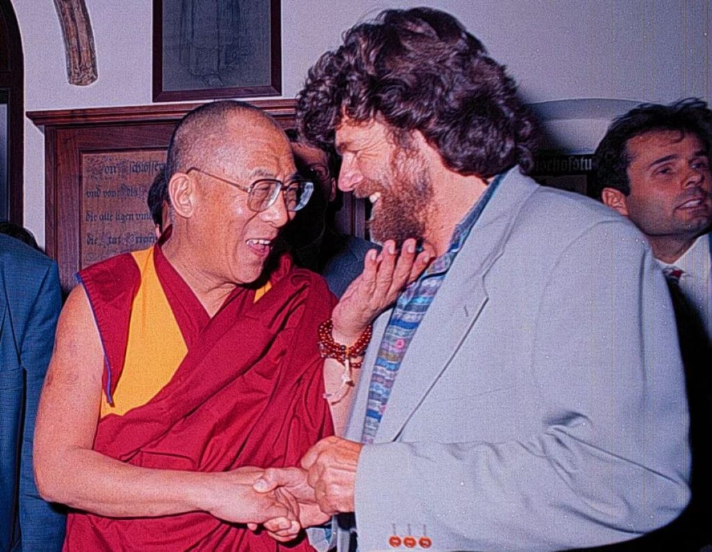 Con il Dalai Lama